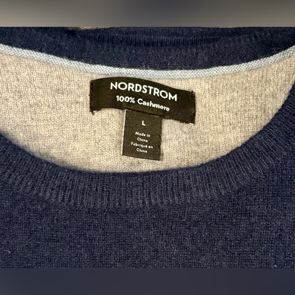 NORDSTROM Cashmere Crewneck Sweater - Picture 4 of 5